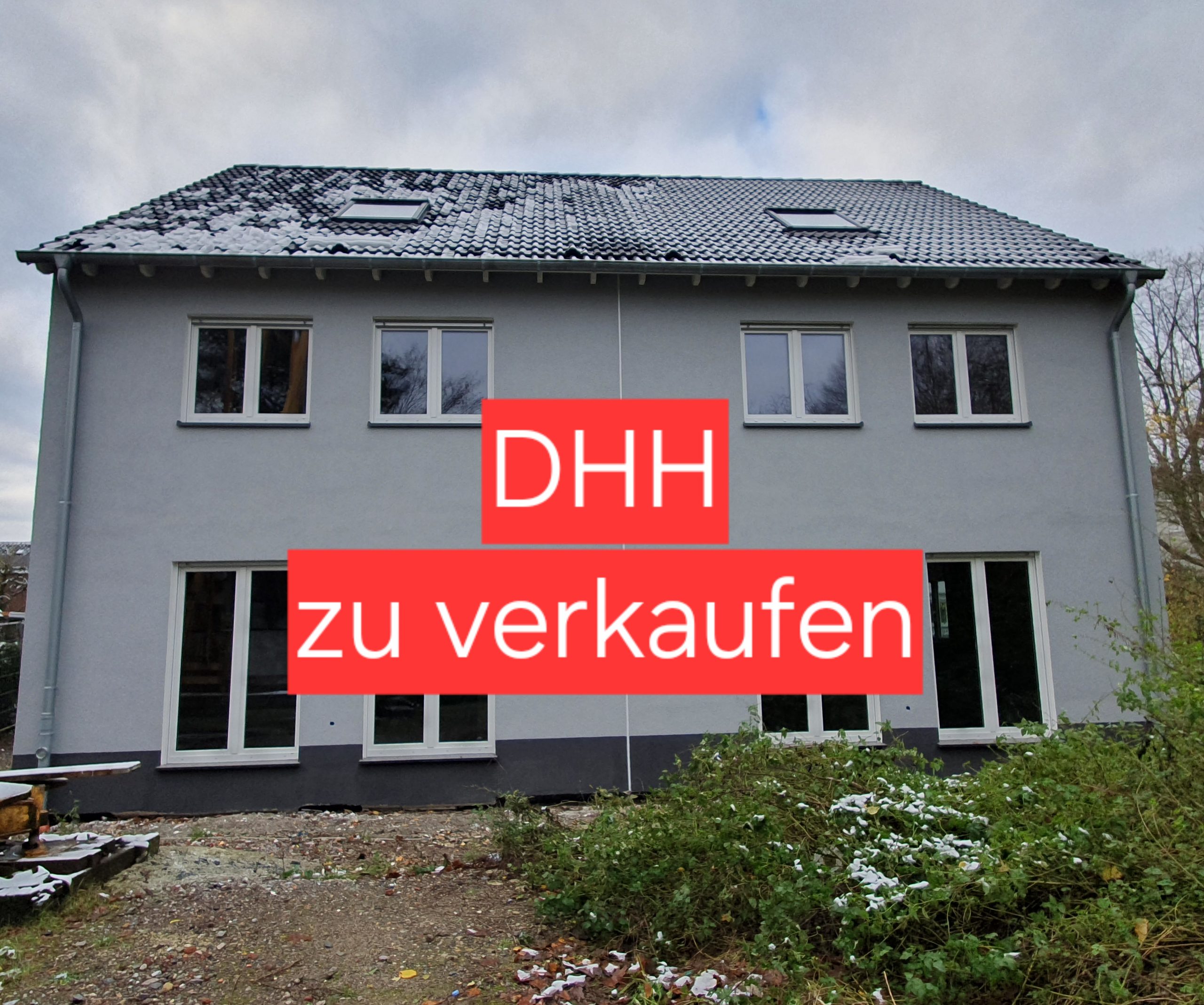 Neubau 2 Doppelhaushälften - zu verkaufen - Haus & Grund Baubetreuung